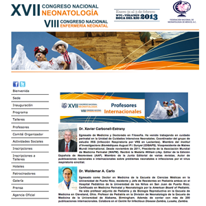 XVII Congreso Nacional de Neonatología